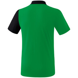 erima 5-C Poloshirt smaragd/black/white S