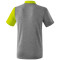 erima 5-C Poloshirt grey melange/lime pop/black S