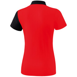 erima 5-C Poloshirt Damen red/black/white 38