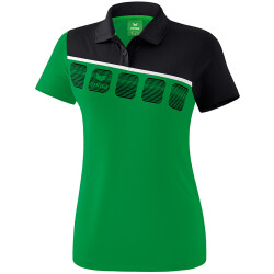 erima 5-C Poloshirt Damen smaragd/black/white 34