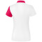 erima 5-C Poloshirt Damen white/love rose/peach 34