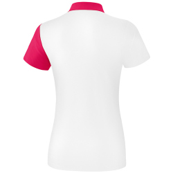 erima 5-C Poloshirt Mädchen white/love rose/peach 164