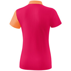 erima 5-C Poloshirt Mädchen love rose/peach/white 128