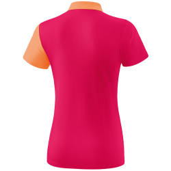 erima 5-C Poloshirt Mädchen love rose/peach/white 164