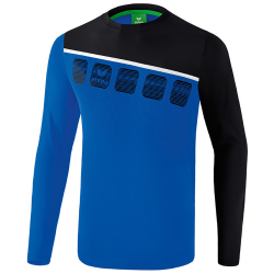 erima 5-C Langarmshirt new royal/black/white S