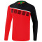 erima 5-C Langarmshirt red/black/white S