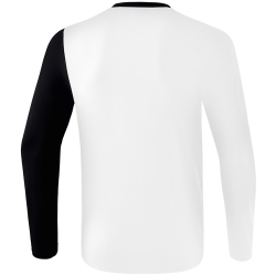 erima 5-C Langarmshirt white/black/dark grey 164