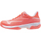 Mizuno Wave Exceed Court CC Tennisschuhe Damen 66 - striking coral/white/barely pink 40.5