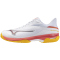 Mizuno Wave Exceed Court CC Tennisschuhe Herren 60 - white/calypso coral/citrus 40.5