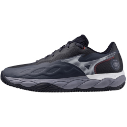Mizuno Wave Enforce Court CC Tennisschuhe 05 - odyssey gray/white/blue granite 44.5