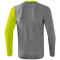 erima 5-C Langarmshirt grey melange/lime pop/black XL