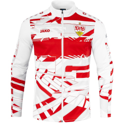 JAKO VfB Stuttgart Einlaufjacke 656 - weiß/rot S