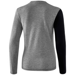 erima 5-C Langarmshirt Damen black/greymelange/white 38