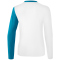erima 5-C Langarmshirt Damen white/oriental blue/colonial blue 34