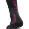 UYN Ski One Alpine Merino Skisocken Damen B093 - black/pink 35-36