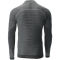 UYN Fusyon Biotech langarm 1/2-Zip Funktionsshirt Herren 1005 - dark grey melange S/M