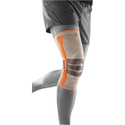 BAUERFEIND SPORTS Outdoor Kniebandage sandstone/orange XXL