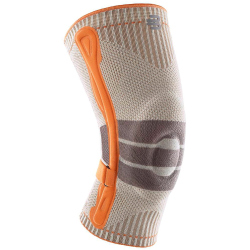 BAUERFEIND SPORTS Outdoor Kniebandage sandstone/orange XXL