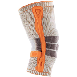 BAUERFEIND SPORTS Outdoor Kniebandage sandstone/orange XXL
