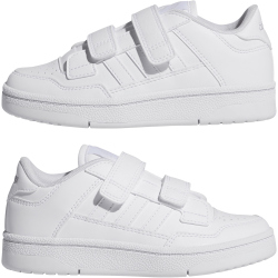 adidas Rapid Court Sneaker Kinder KI8861 - cloud white/cloud white/dash grey 35
