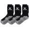 3er Pack erima Sportsocken schwarz 31-34