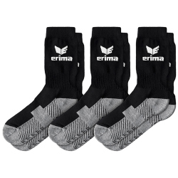 3er Pack erima Sportsocken schwarz 39-42