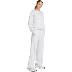 adidas Essentials 3-Streifen Open-Hem French Terry Trainingshose Damen KE6748 - light grey heather/white S