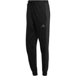 adidas Essentials 3-Streifen Fleece Trainingshose Herren KE7273 - black/carbon XS