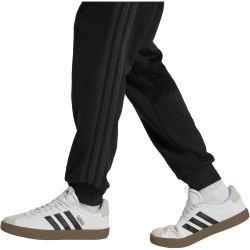 adidas Essentials 3-Streifen Fleece Trainingshose Herren KE7273 - black/carbon M