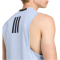 adidas Les Mills Graphic Tanktop Herren KD4348 - glow blue L
