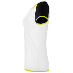 erima Zenari 3.0 kurzarm Trainings-Top Damen white/black/lime pop 32
