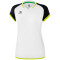 erima Zenari 3.0 kurzarm Trainings-Top Damen white/black/lime pop 34