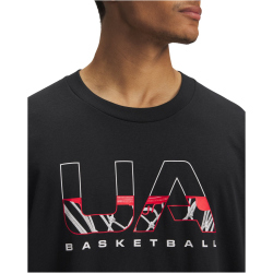 UNDER ARMOUR HeavyWeight Hoops Branded T-Shirt Herren