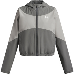 UNDER ARMOUR Rival Woven wasserabweisende Trainingsjacke Mädchen