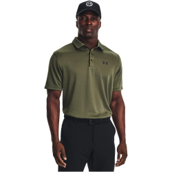 UNDER ARMOUR Tech Poloshirt Herren 390 - marine od green/black M