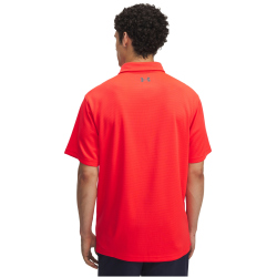 UNDER ARMOUR Tech Poloshirt Herren 714 - racer red/pitch...