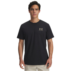 UNDER ARMOUR Sportstyle Left Chest Trainingsshirt Herren 003 - black/city khaki M
