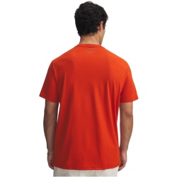 UNDER ARMOUR Sportstyle Left Chest Trainingsshirt Herren 842 - surplus orange/cinna red M