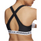 UNDER ARMOUR Armour Mid Crossback Sport-BH Damen 007 - black/white/black L