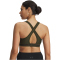 UNDER ARMOUR Armour Mid Crossback Sport-BH Damen 308 - expedition green/black XS