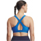 UNDER ARMOUR Armour Mid Crossback Sport-BH Damen 402 - blue atlantis/washed navy S