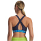 UNDER ARMOUR Armour Mid Crossback Sport-BH Damen 403 - washed navy/blue atlantis/high vis yellow S