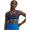 UNDER ARMOUR Armour Mid Crossback Sport-BH Damen 403 - washed navy/blue atlantis/high vis yellow S