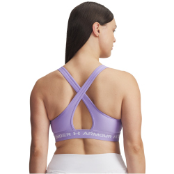 UNDER ARMOUR Armour Mid Crossback Sport-BH Damen 538 - transparent/white L
