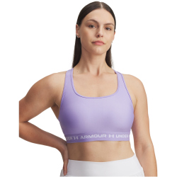 UNDER ARMOUR Armour Mid Crossback Sport-BH Damen 538 - transparent/white S