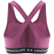 UNDER ARMOUR Armour Mid Crossback Sport-BH Damen 661 - fuchsia dusk/black/white M