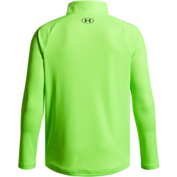 UNDER ARMOUR Tech 2.0 1/2-Zip langarm Sportshirt Jungen 389 - hyper green/black S (127-137 cm)