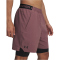 UNDER ARMOUR Vanish Woven 2in1 Trainingsshorts Herren 651 - maroon mist/black L