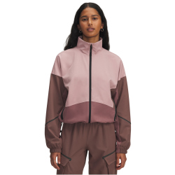 UNDER ARMOUR Unstoppable Trainingsjacke Damen 673 - tourmaline pink/maroon mist/black M