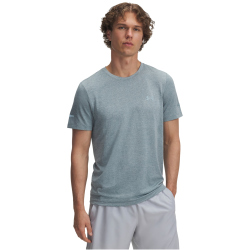 UNDER ARMOUR Seamless Stride kurzarm Laufshirt Herren 323 - serpentine/reflective L